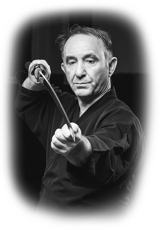 Olivier Eberhardt pratique l'iaido