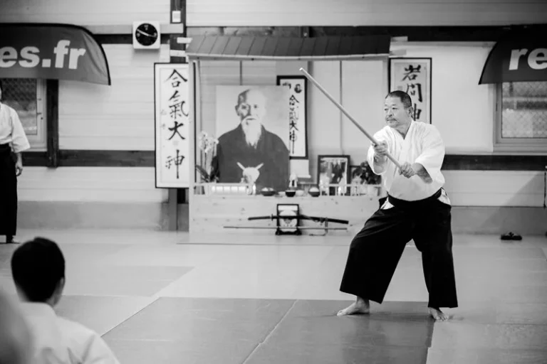 Sensei SAITO Hitohira pose