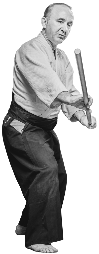 Olivier Eberhardt pratique l'aïkido